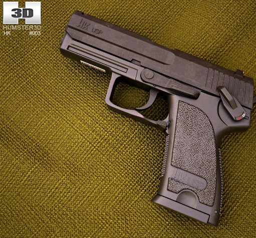 Heckler  Koch USP 3D Model