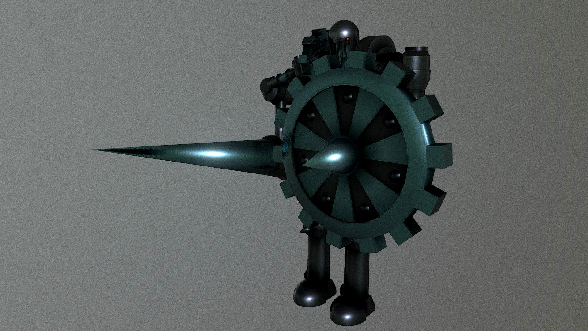 Ancient Gear Knight (Yugioh) 3d model