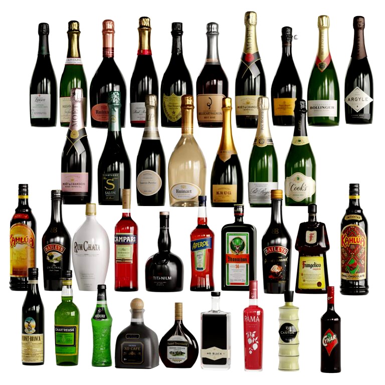 Bottles Vol 5 36 Champagne And Liqueurs (347927)