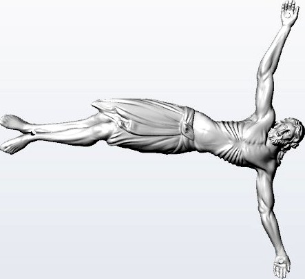 Jesus crucifixion 3D Model