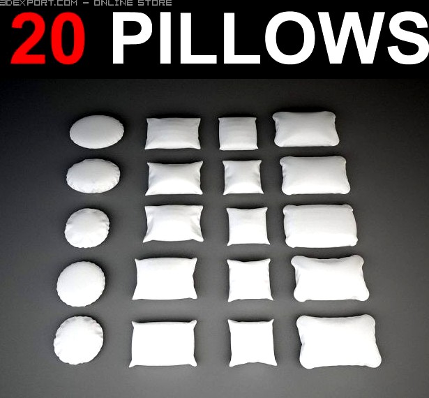 Pillow Collection 3D Model