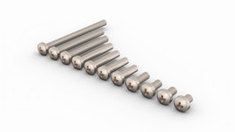 Metric Screws from M3 x 4 to M3 x 40