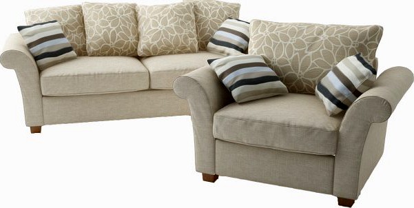 Modern Sofa and Armchair 3D Model