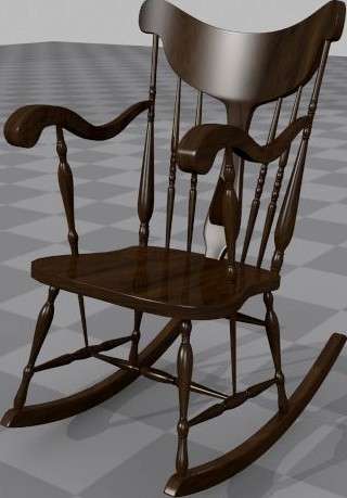 RockingChair 3D Model