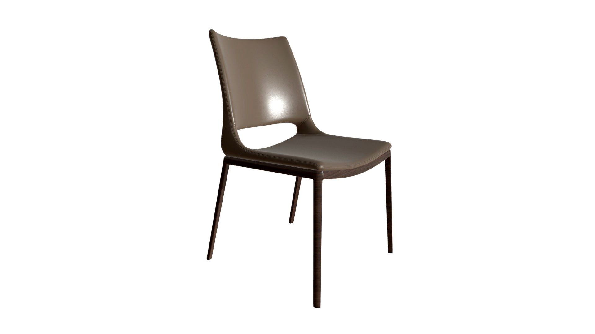 Ace Dining Chair Gray & Walnut - 101282