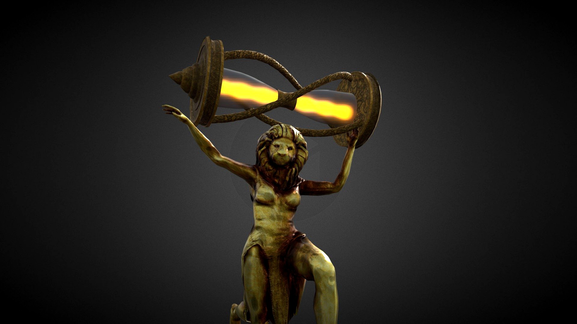 Devinty statue