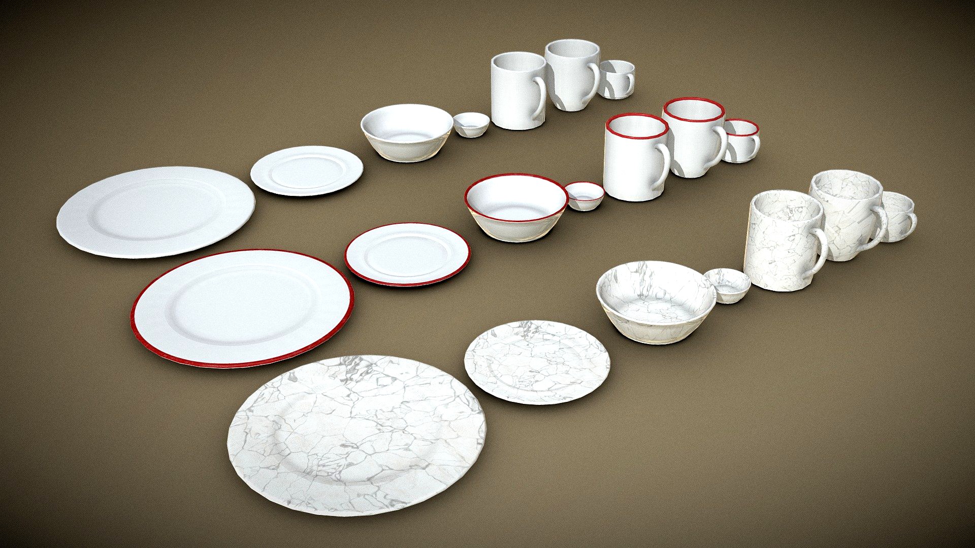 Kitchen Mug and Plate Set