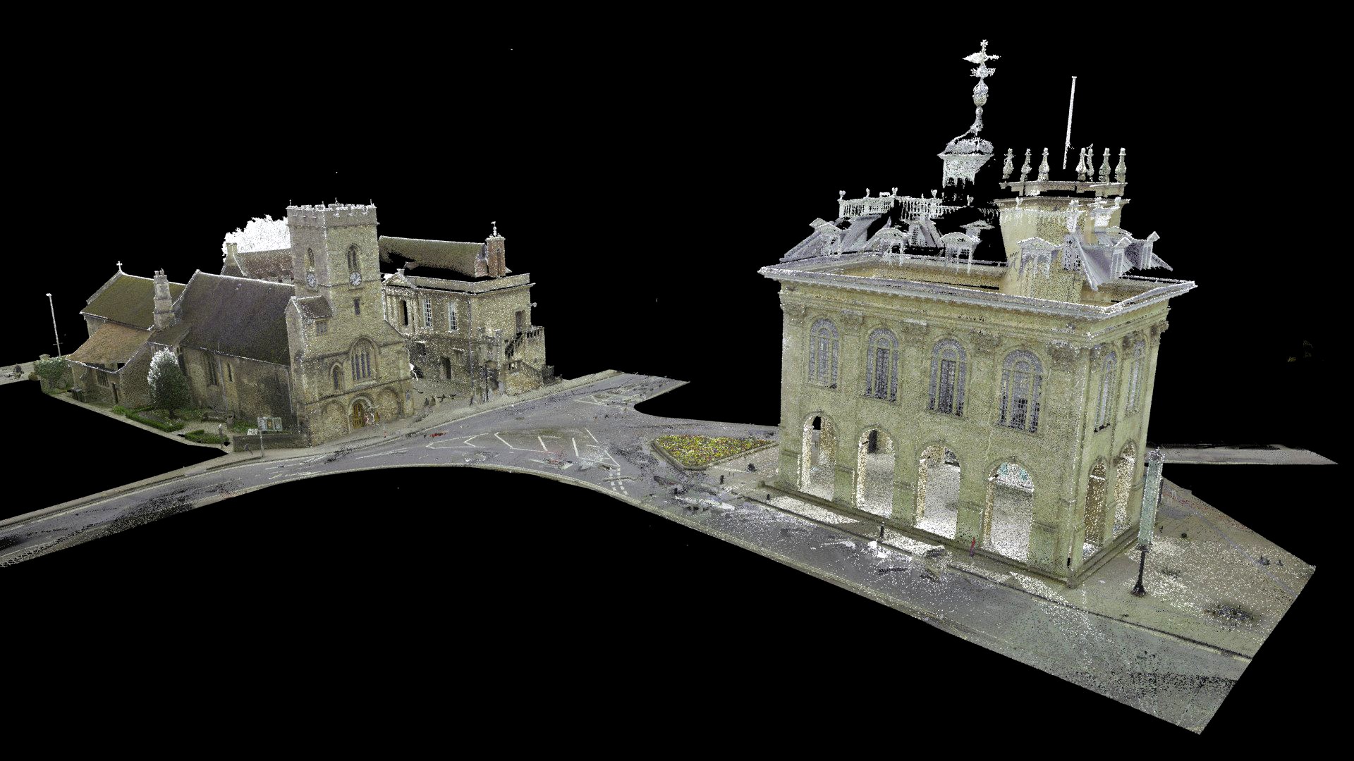 Abingdon Town Square - 3D Point Cloud (E,C)