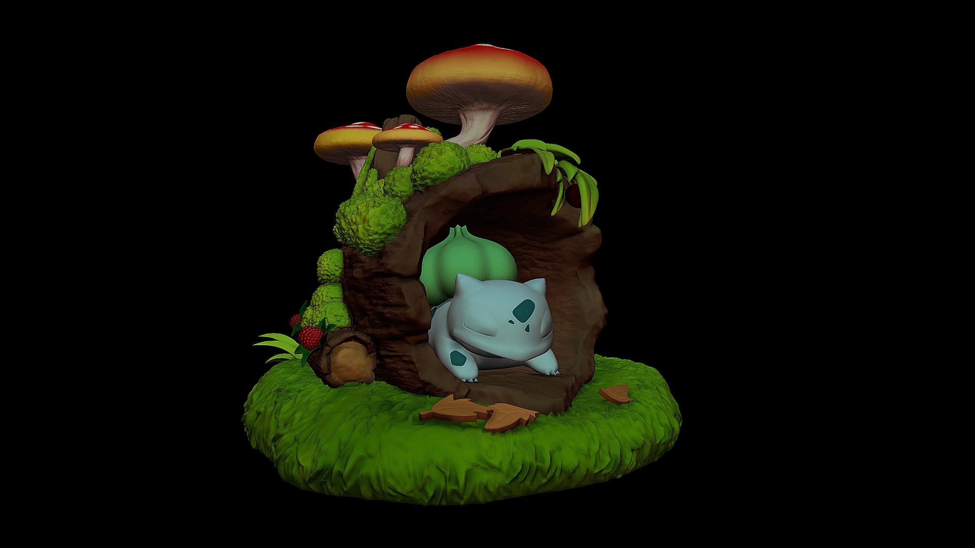 Sleeping Bulbasaur