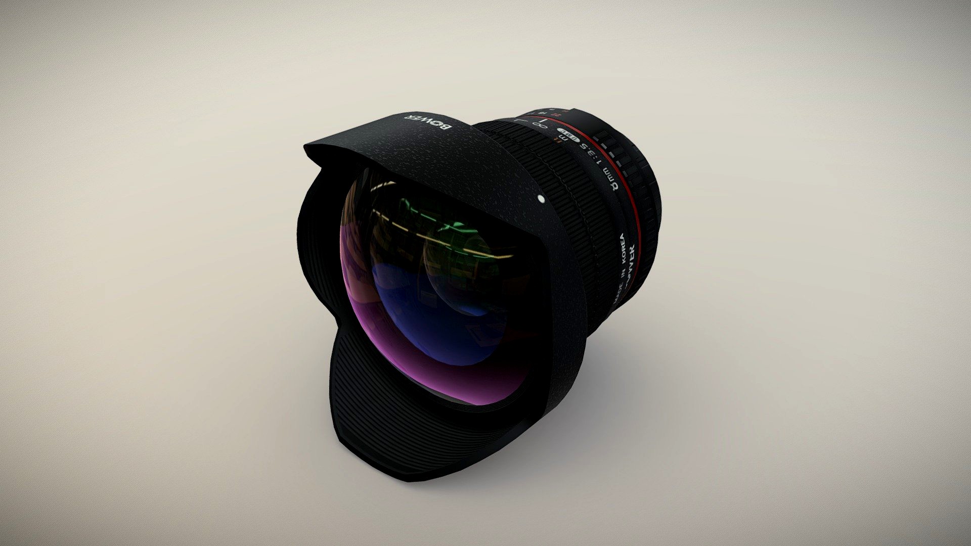 Bower 8mm f/3.5 AS IF UMC Fish-eye CS II AE Lens