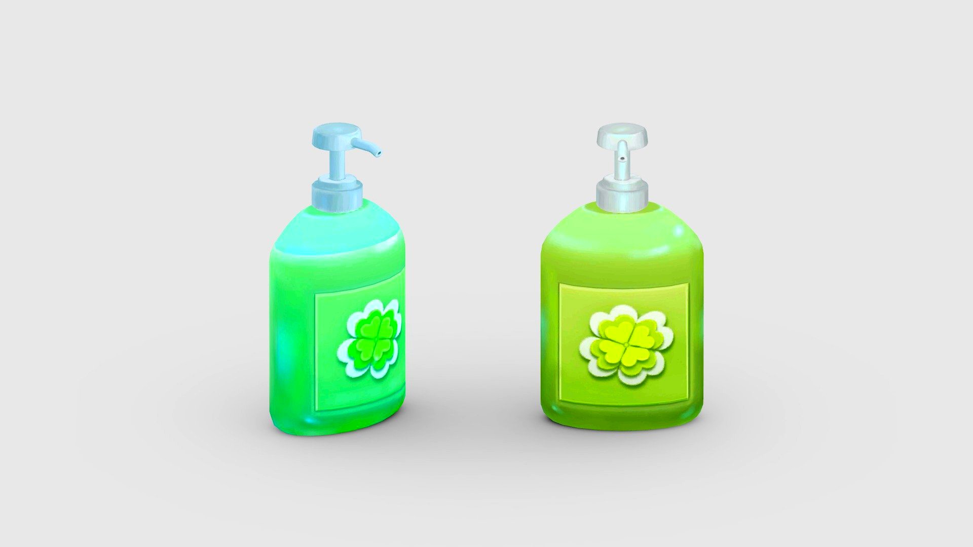 Cartoon hand sanitizer