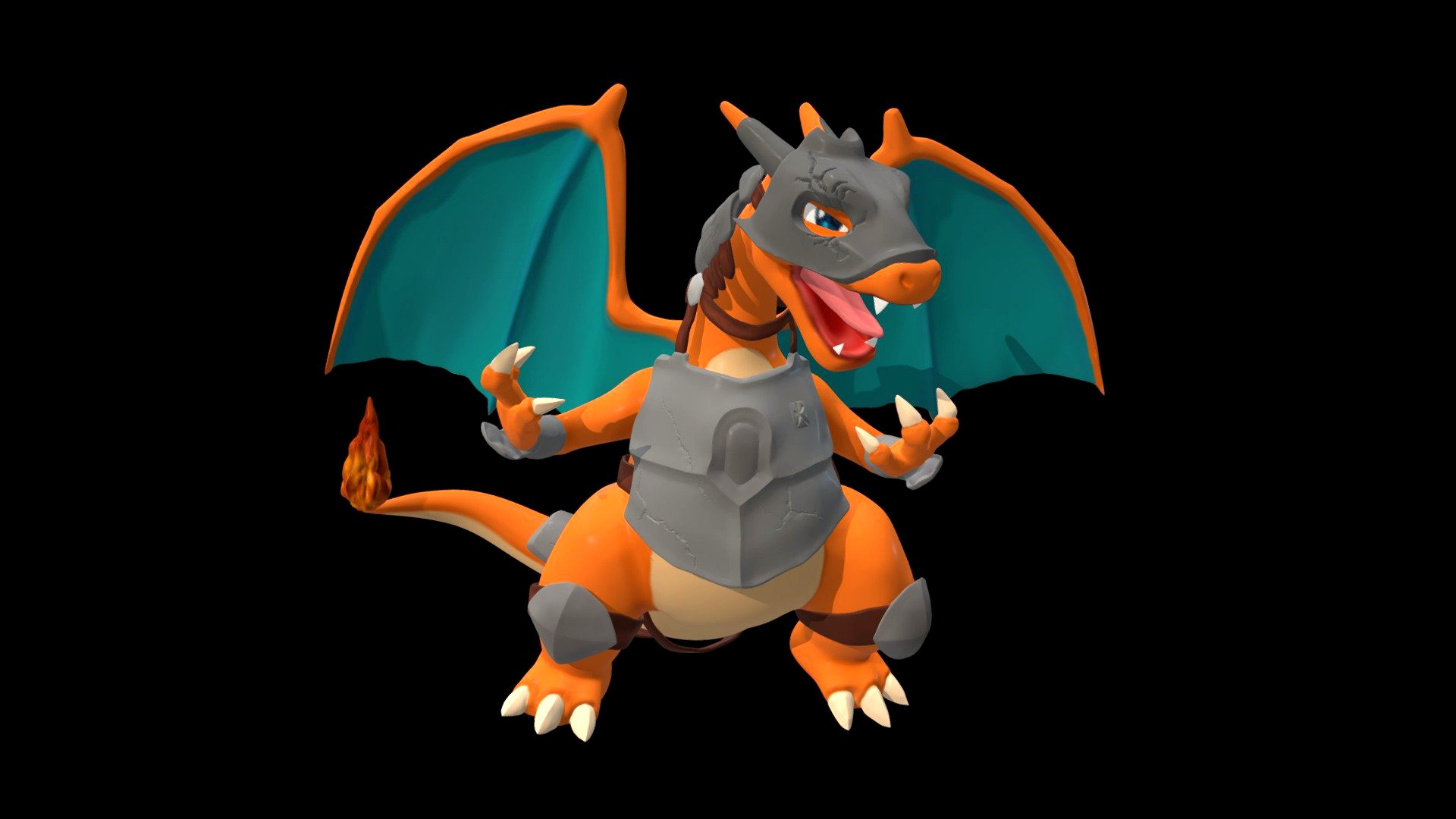 Charizard Armored_3DPrintable