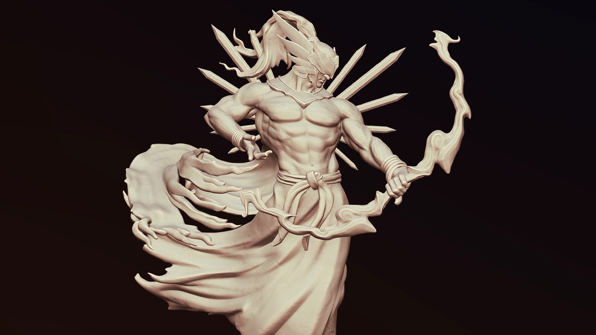 3D Printable Archer Statue