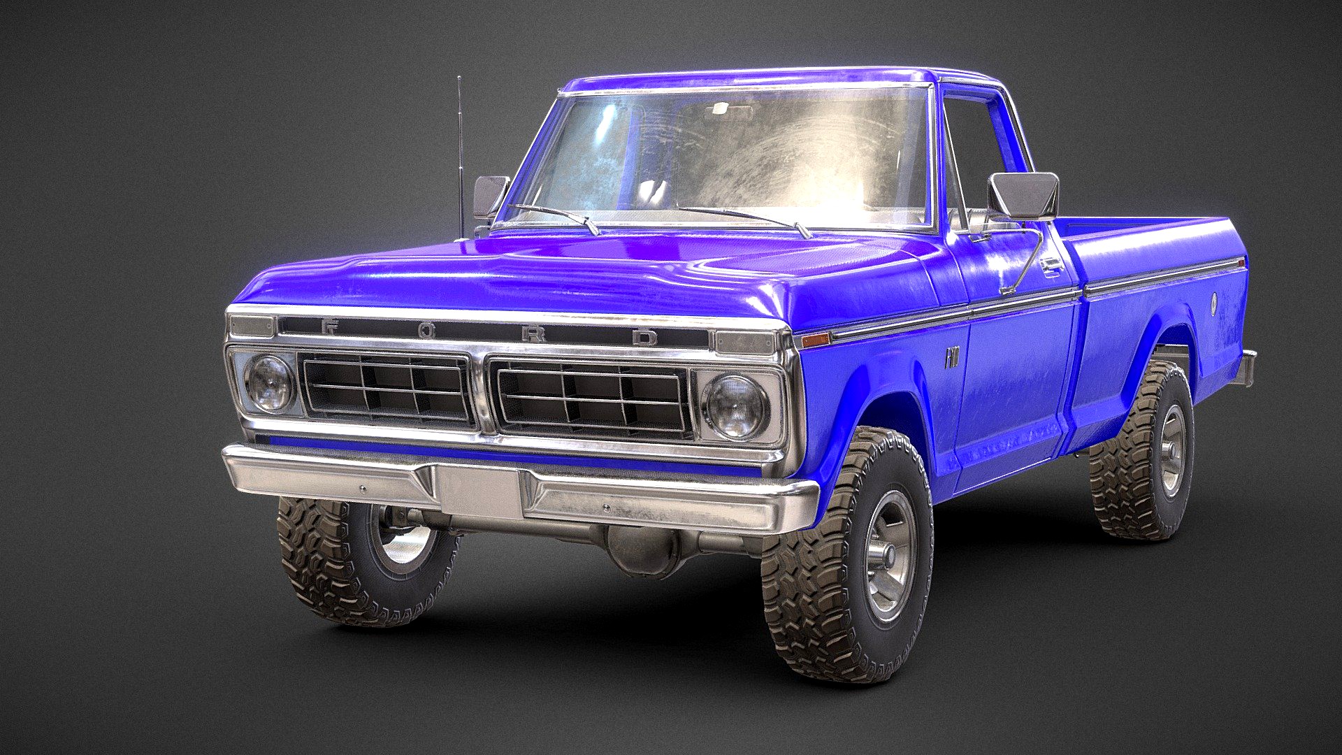 Ford F100 1976 New Blue