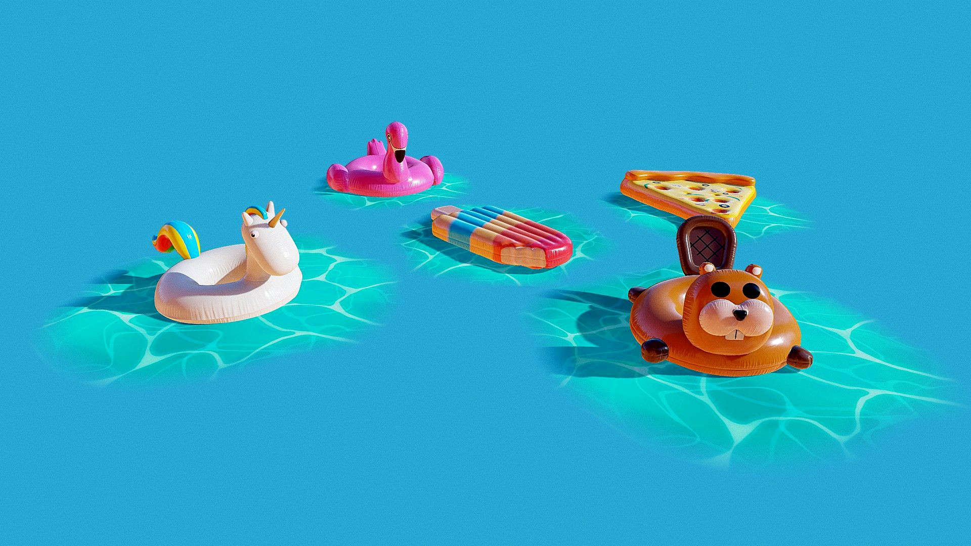 Inflatable Pool Floats PACK I