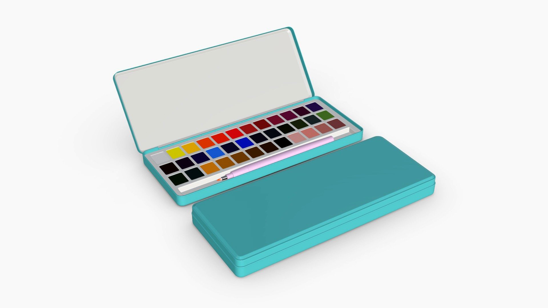 Watercolor paint set