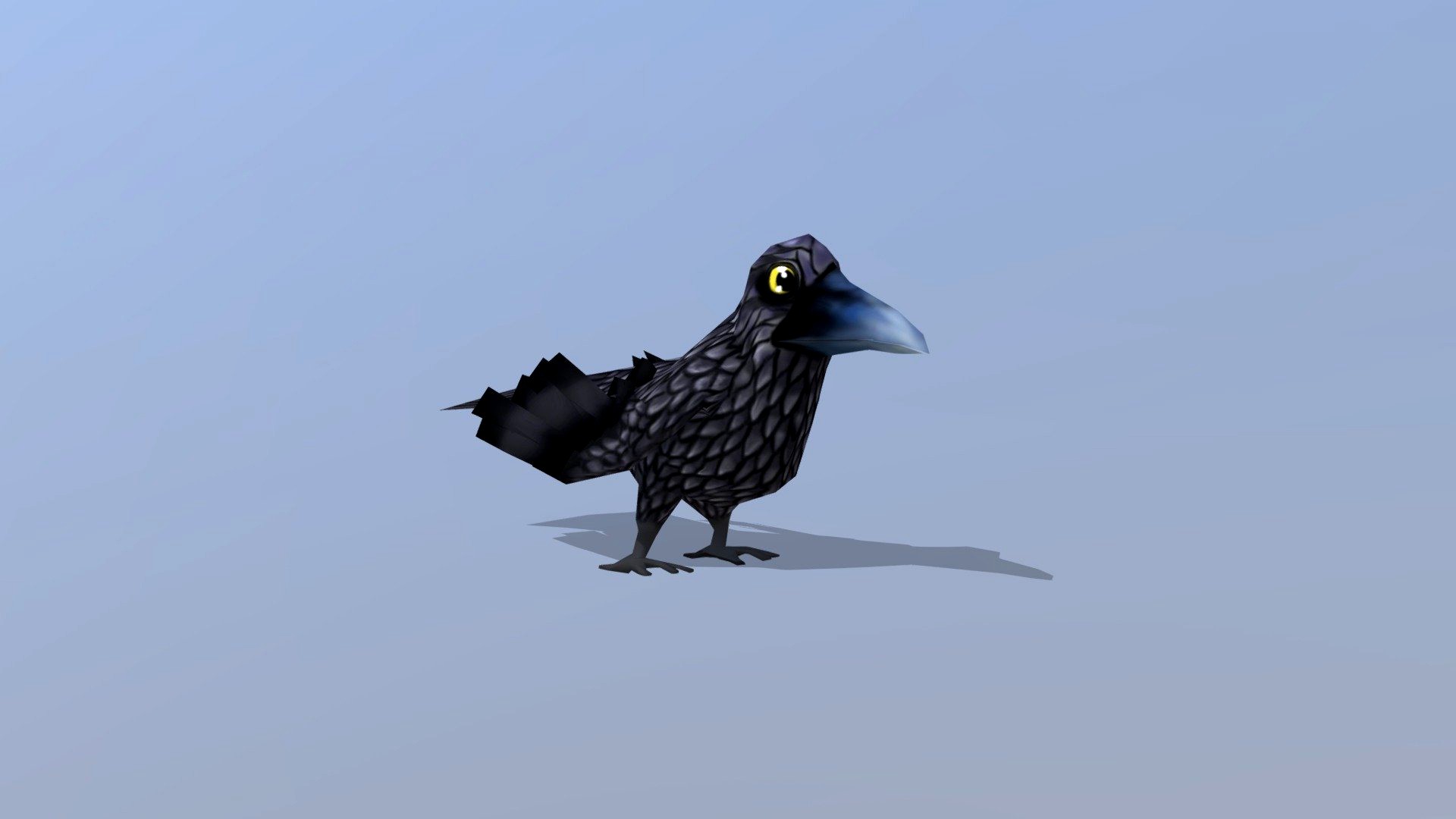 Crow Lowpoly