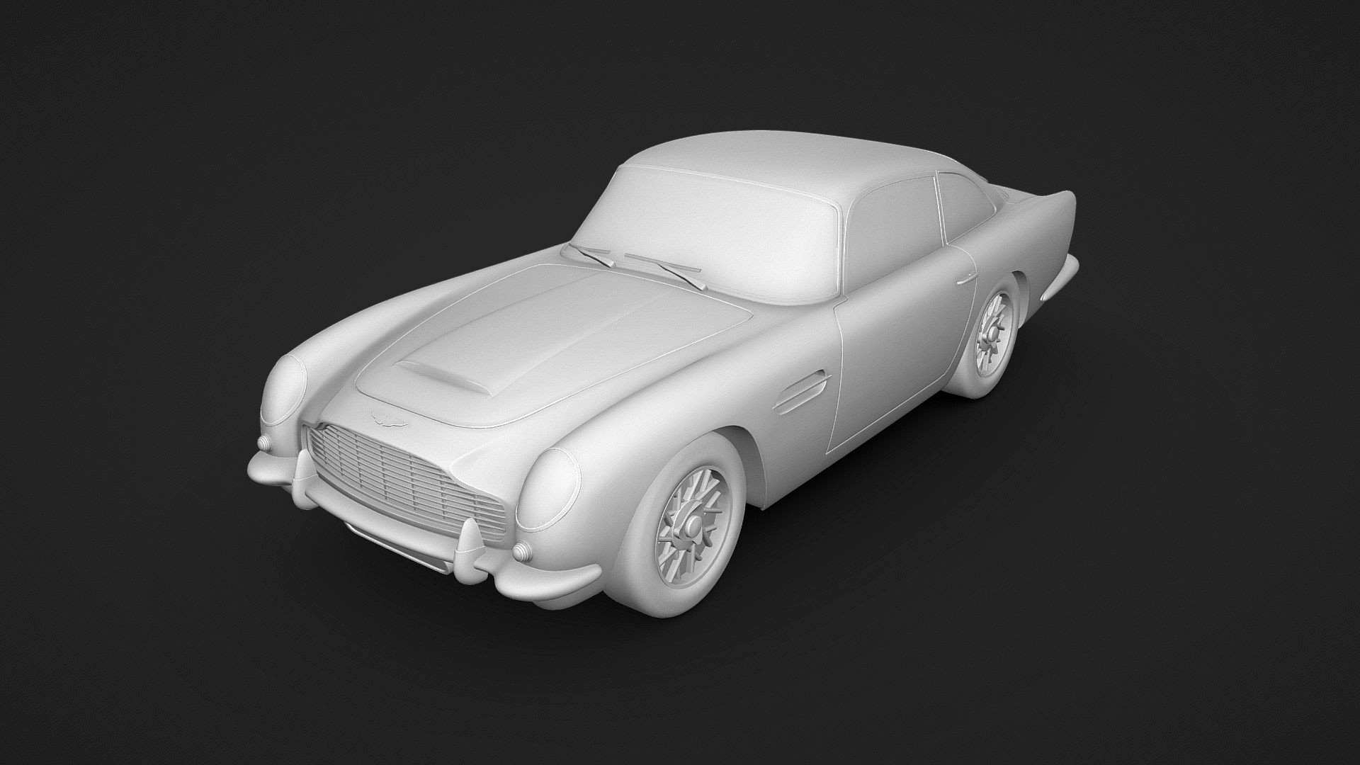 Aston Martin DB5 - 3D print model