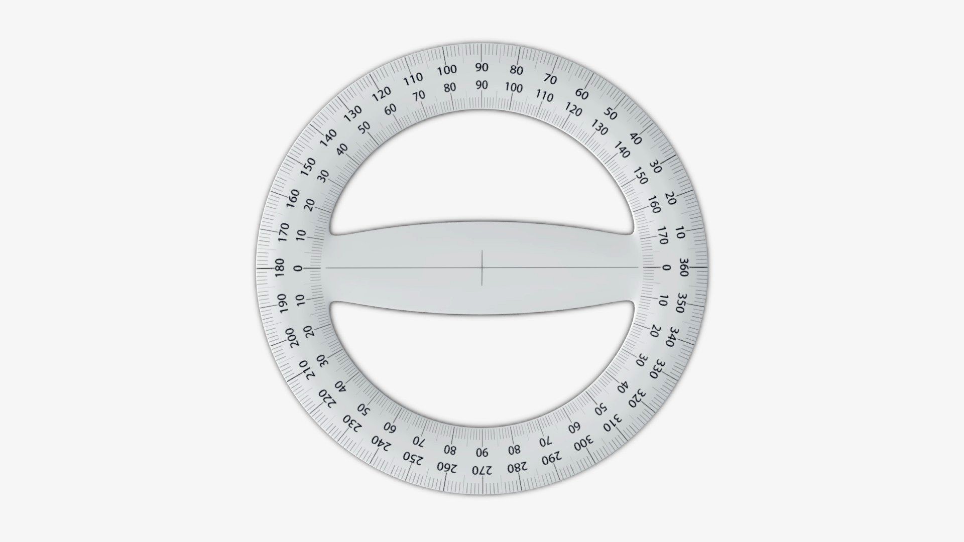Circle protractor