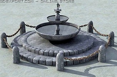 Fountain 3D Model