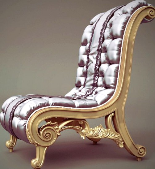 Jumbo Collection chaise Milan New 3D Model