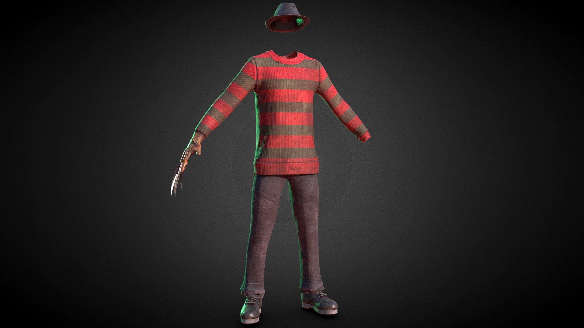 Halloween_Freddy's Costume Set