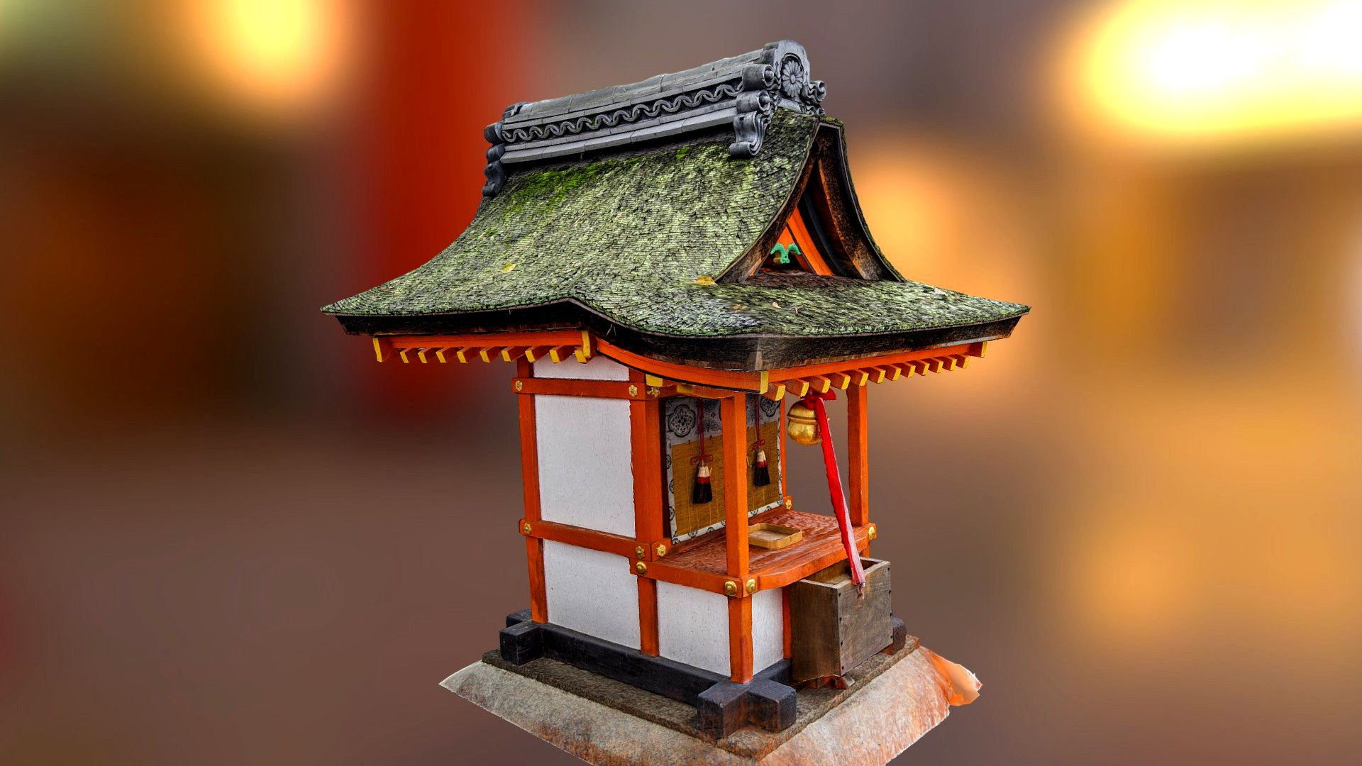 Small mossy temple scan