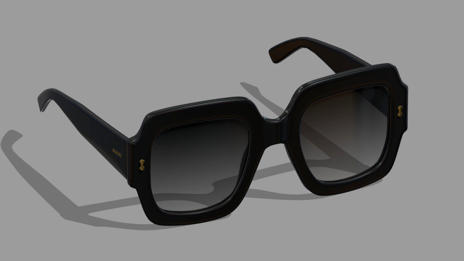 Square-frame Sunglasses Gucci PBR