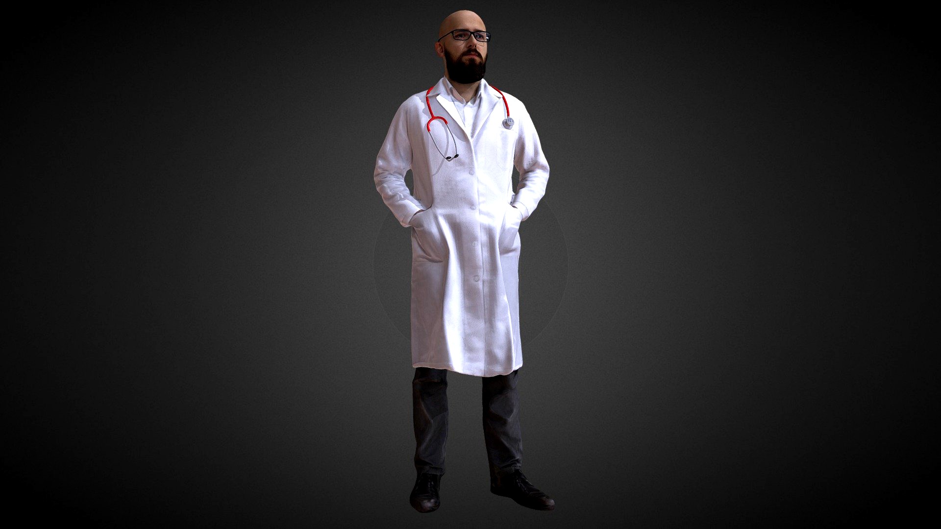 3D Scan Man Doctor 020