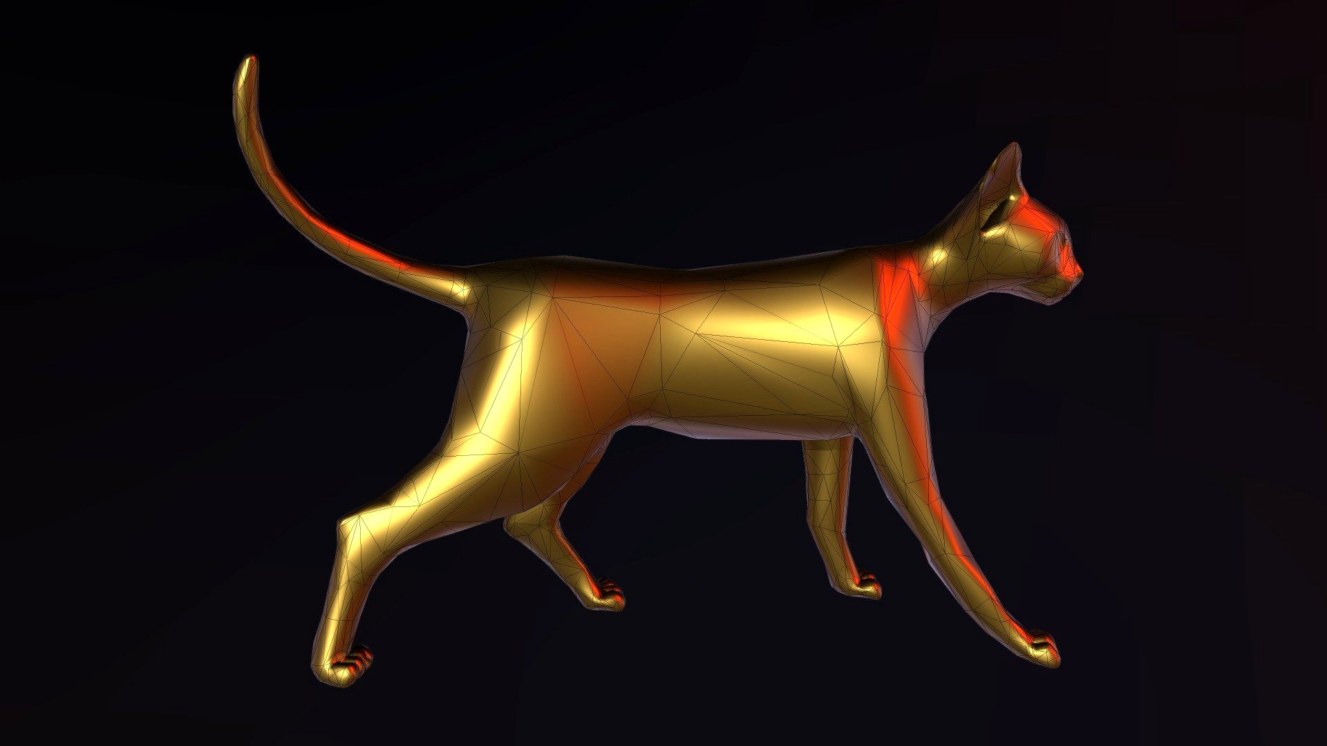 CAT LOWPOLY