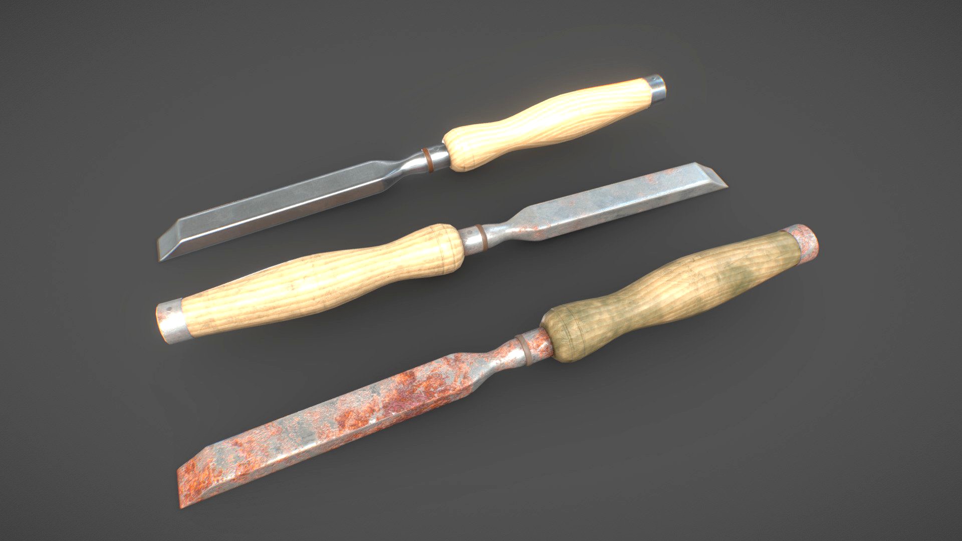 Chisel Gameready (New,Old,Very Old)