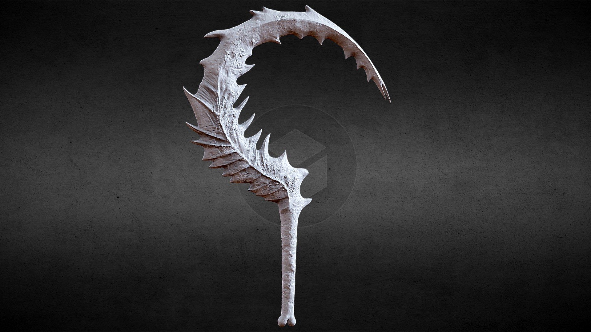 3D PRNTBLE NOOB SAIBOT SCYTHE FOR LIFE SIZE PROP