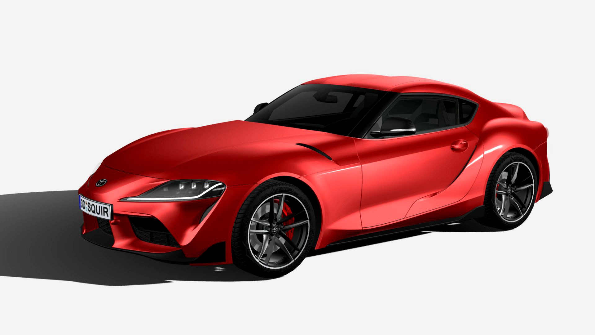 Toyota Supra 2020 lowpoly