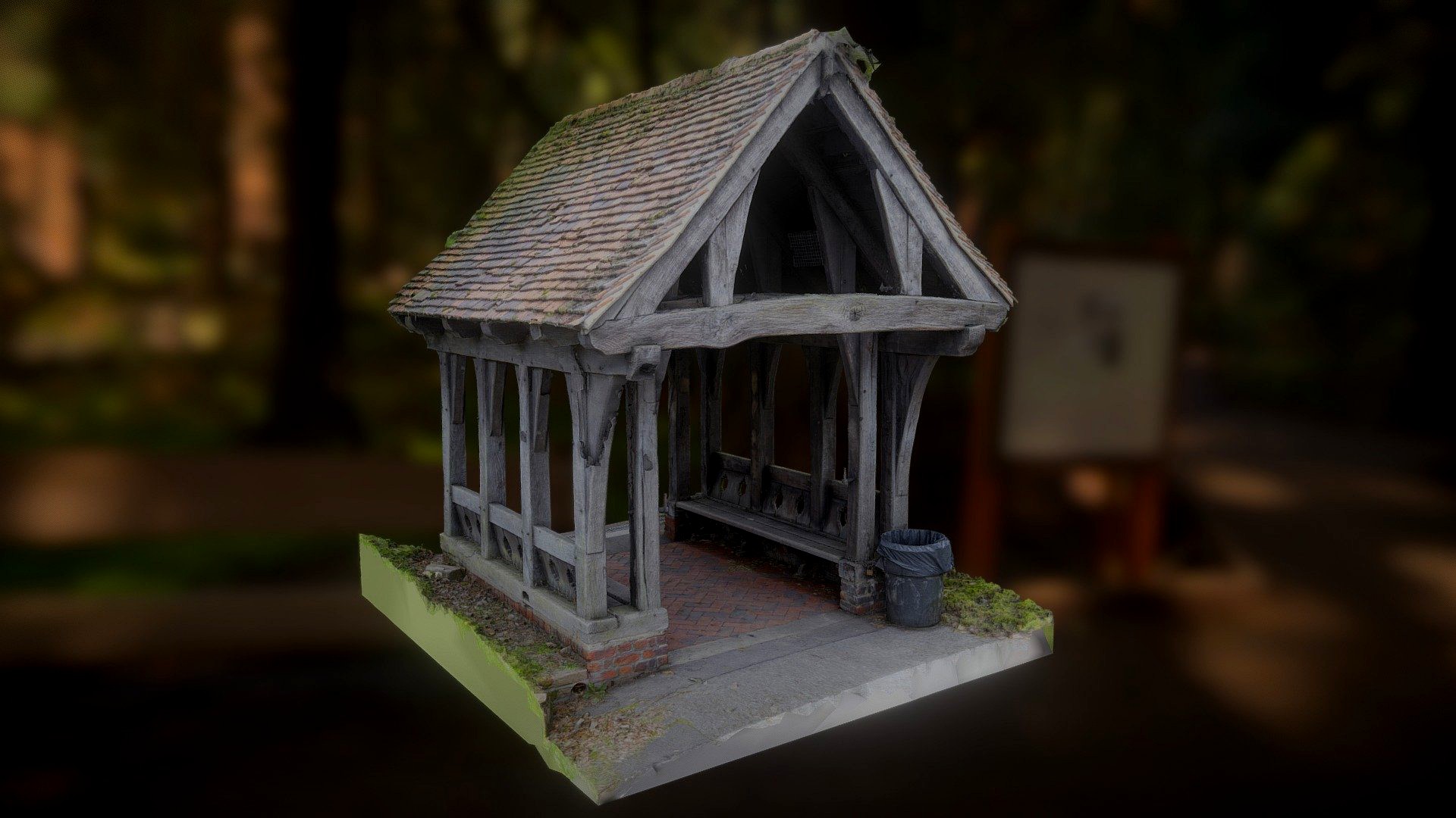 The Lych Gate 3d model