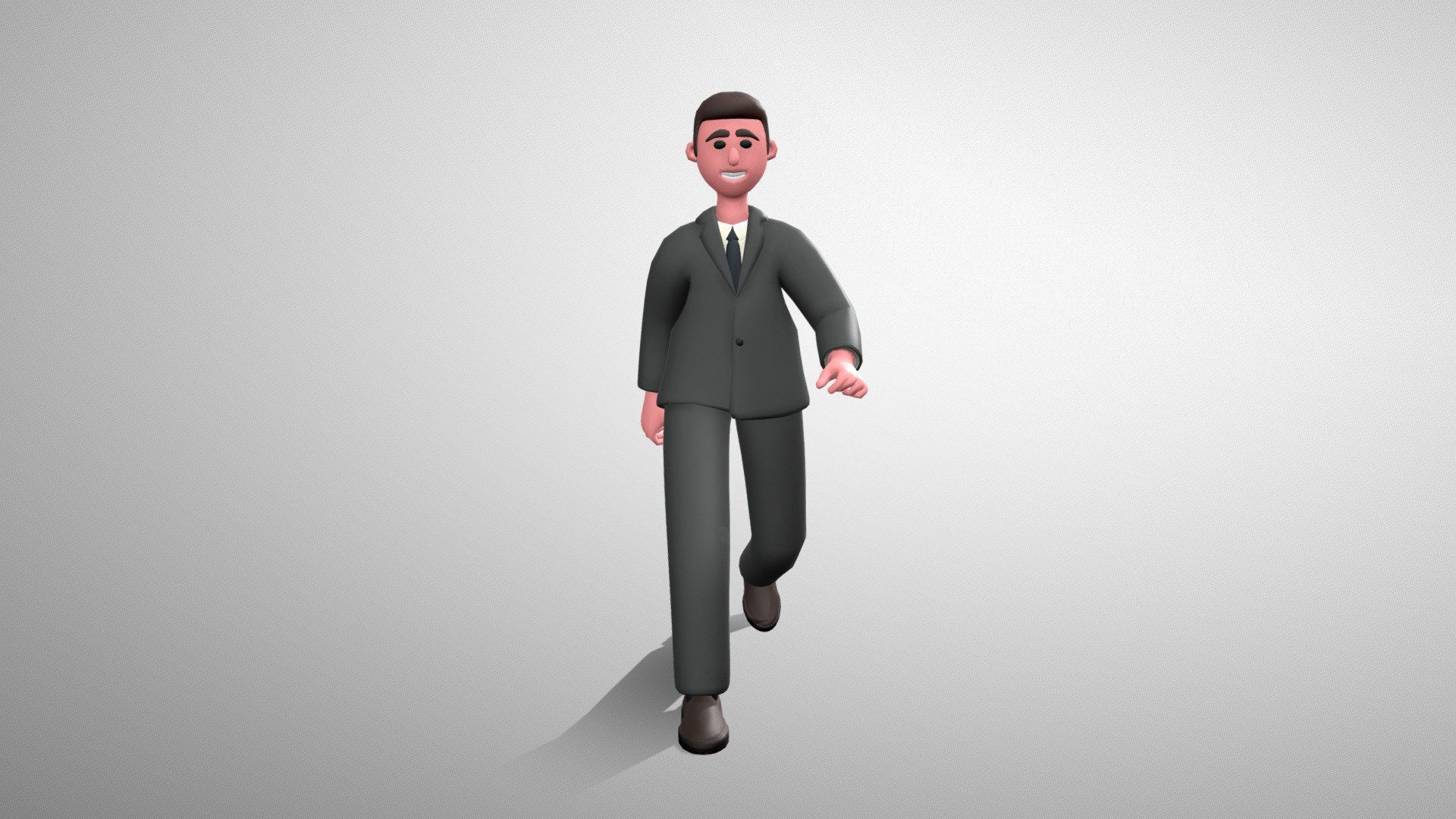 Stylized Man Business - Mixamo Rigged Character