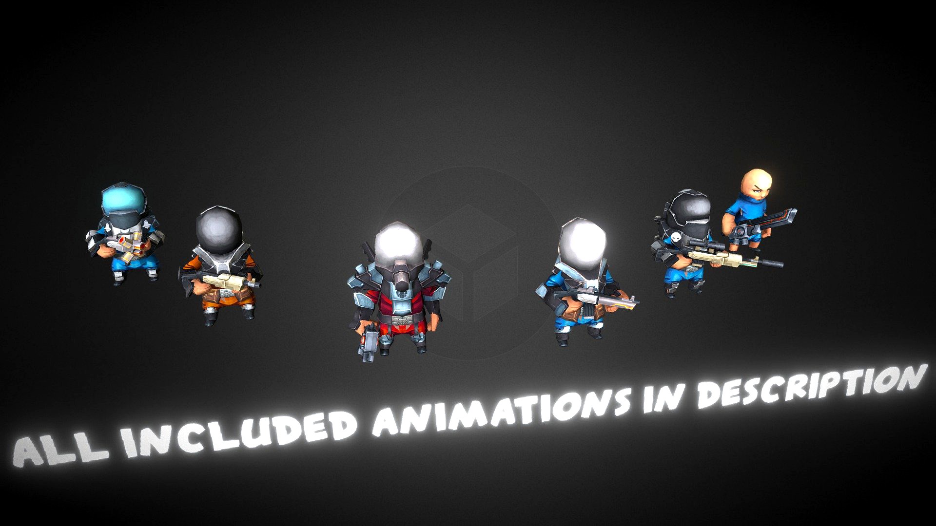 Animated Space Man Set