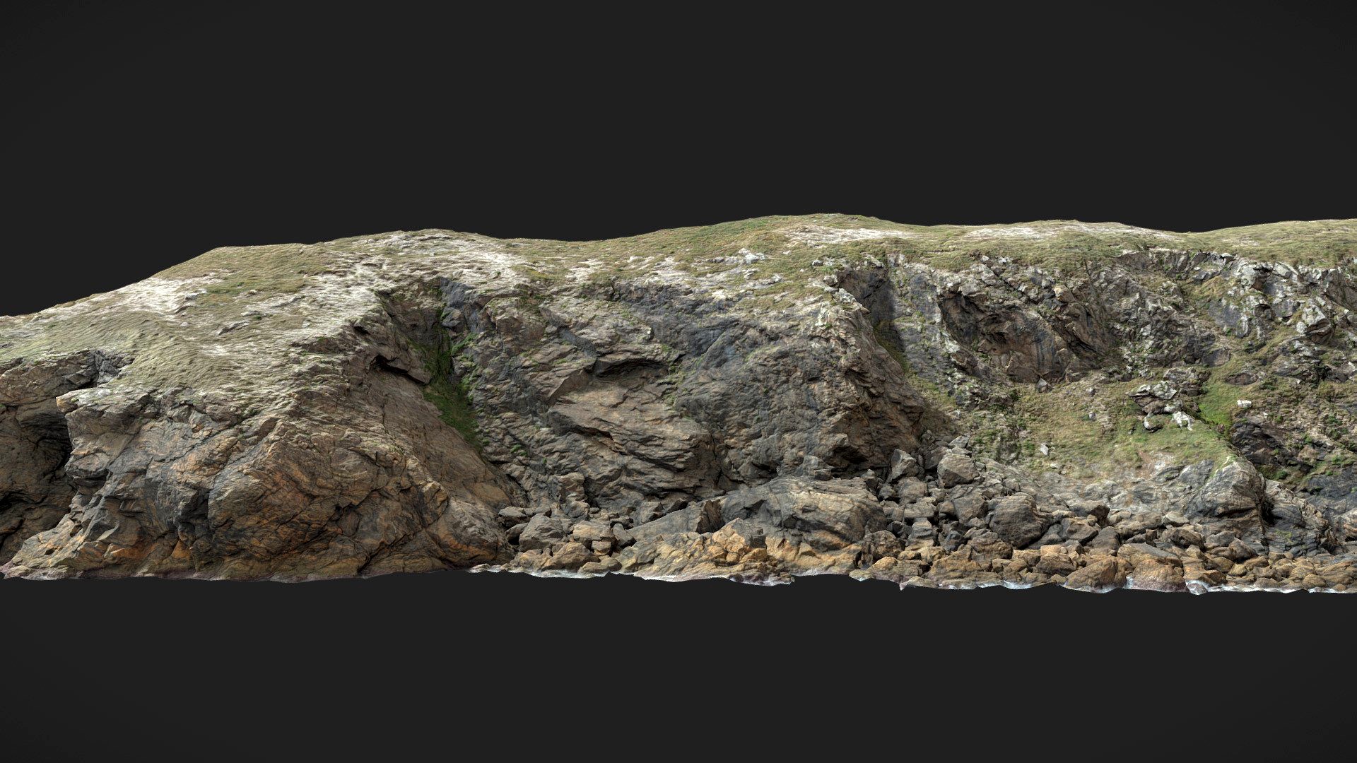 Big Coastal Cliff Scan G