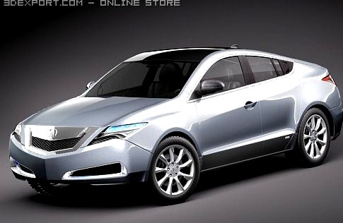 Acura ZDX 2010 3D Model