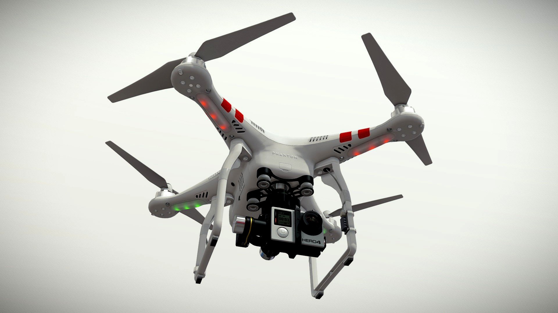 DJI Phantom 2 Quadcopter with GoPro HERO4