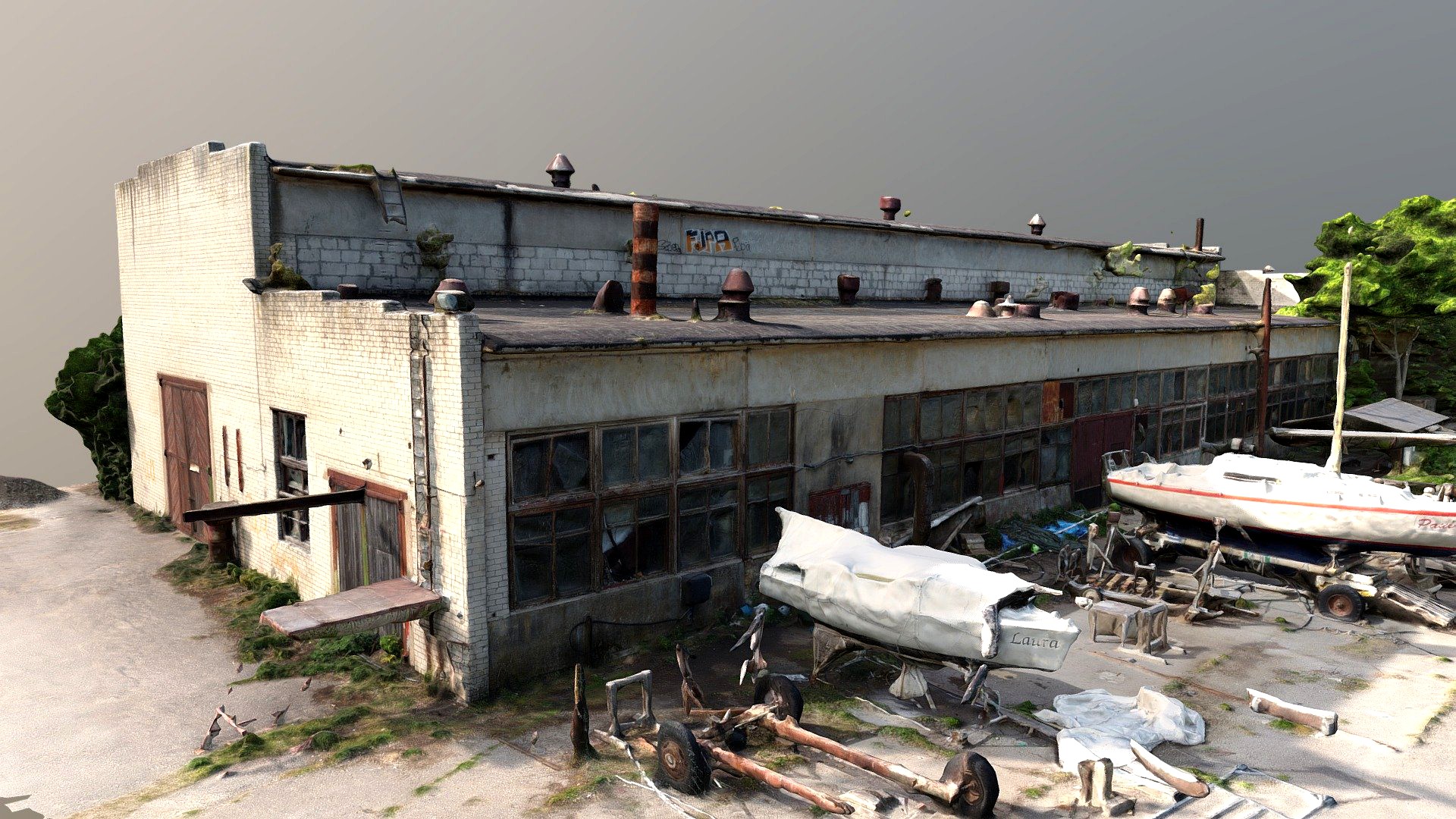 Abandoned Sea Shore Factory