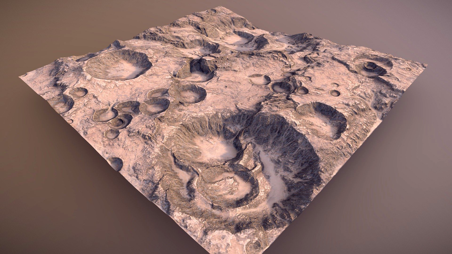 Pockmarked Crater Terrain