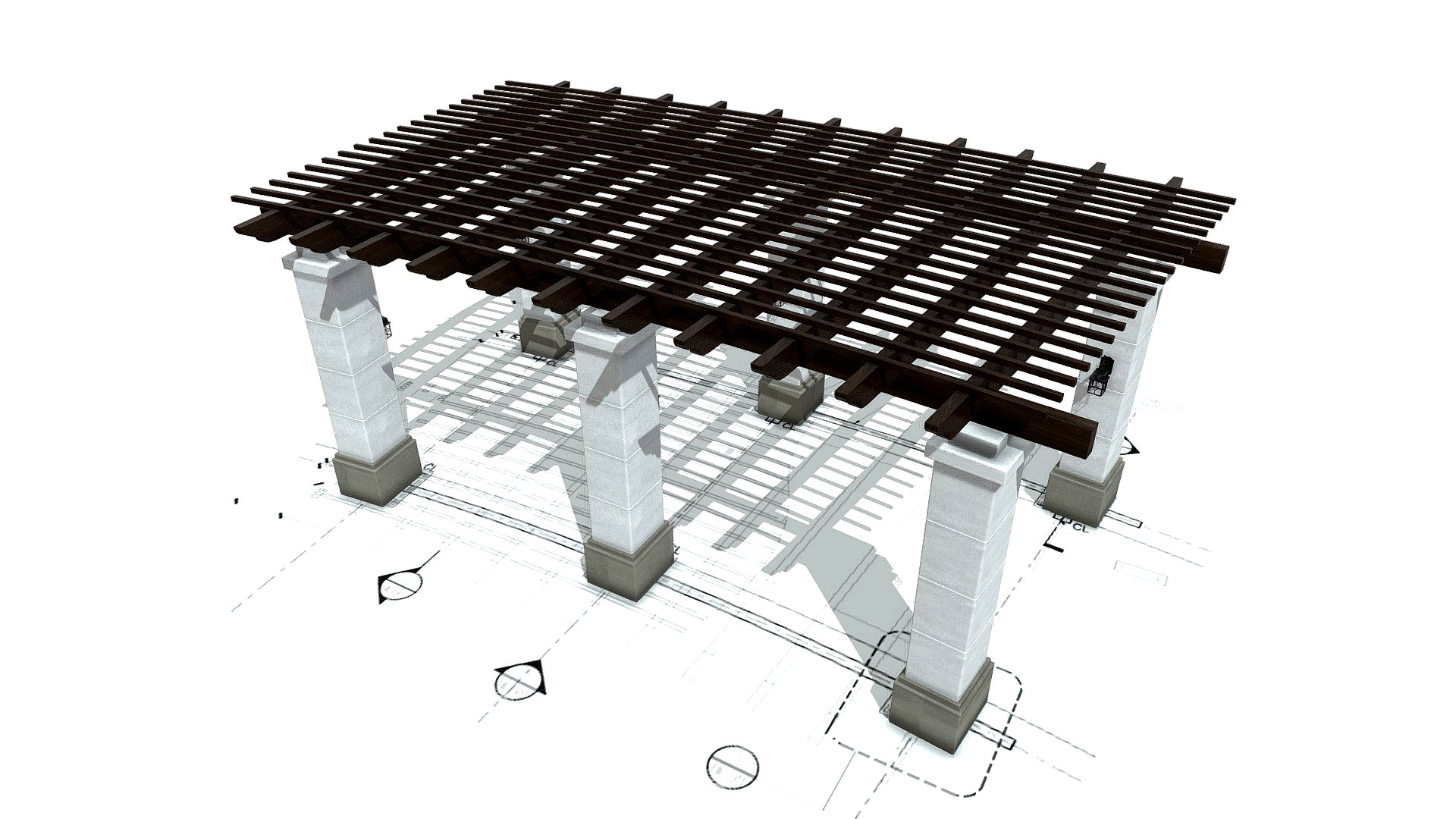 Modern Garden Trellis 1