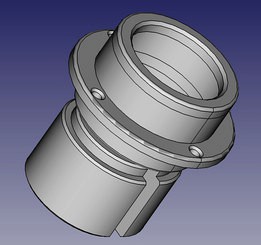 Electric Cord Pass-thru Flange Assembly