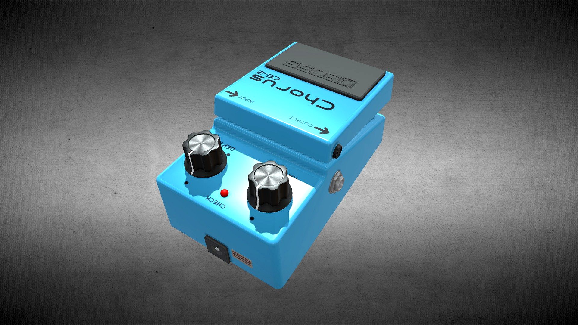 Chorus CE2 Boss Pedal 3d model