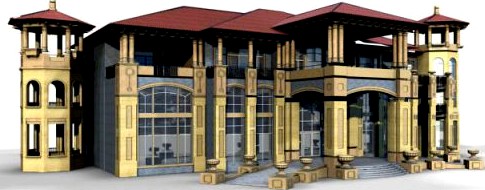 Villa 012 3D Model