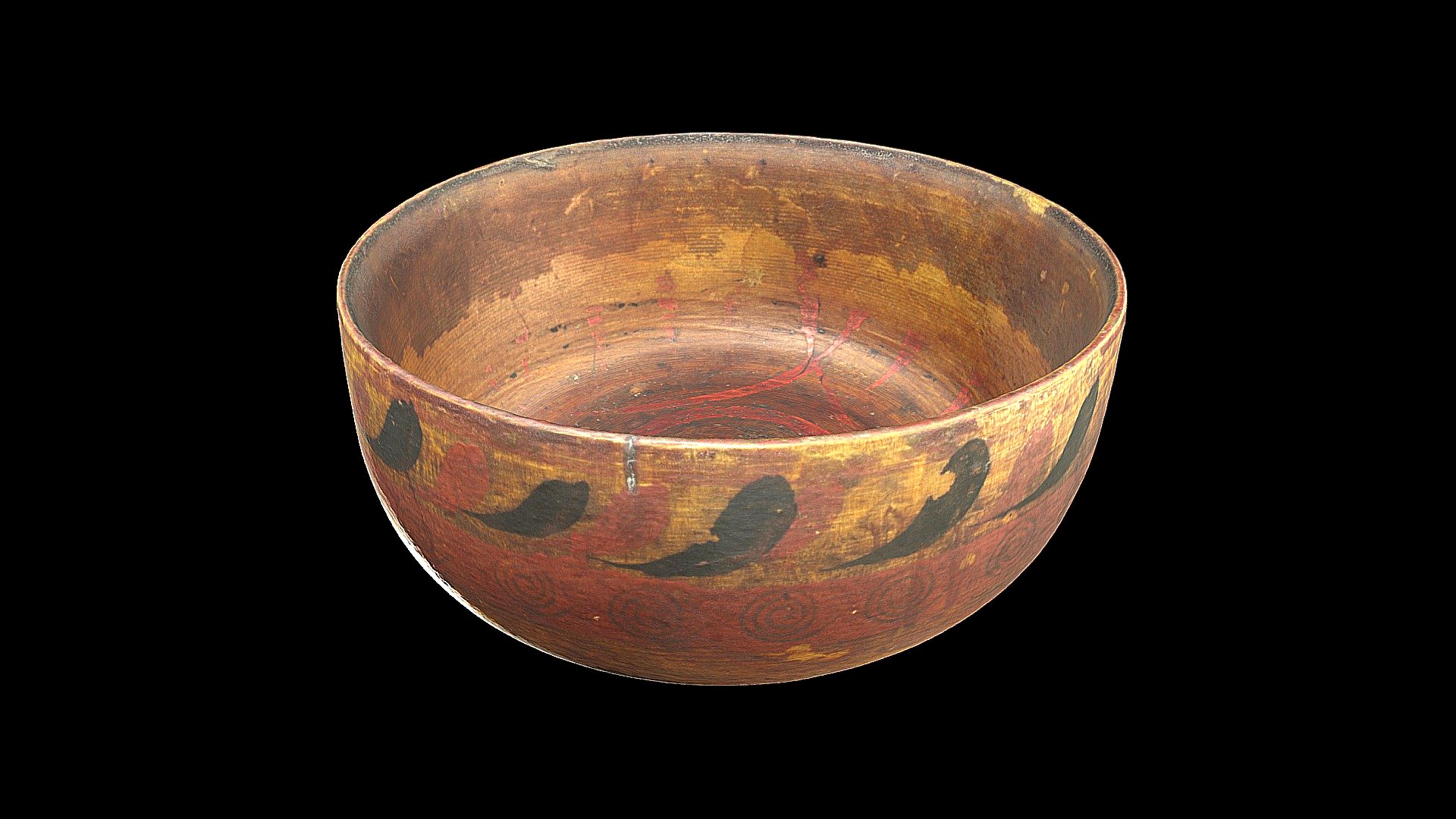 Baltic Ware wooden bowl from Orkney