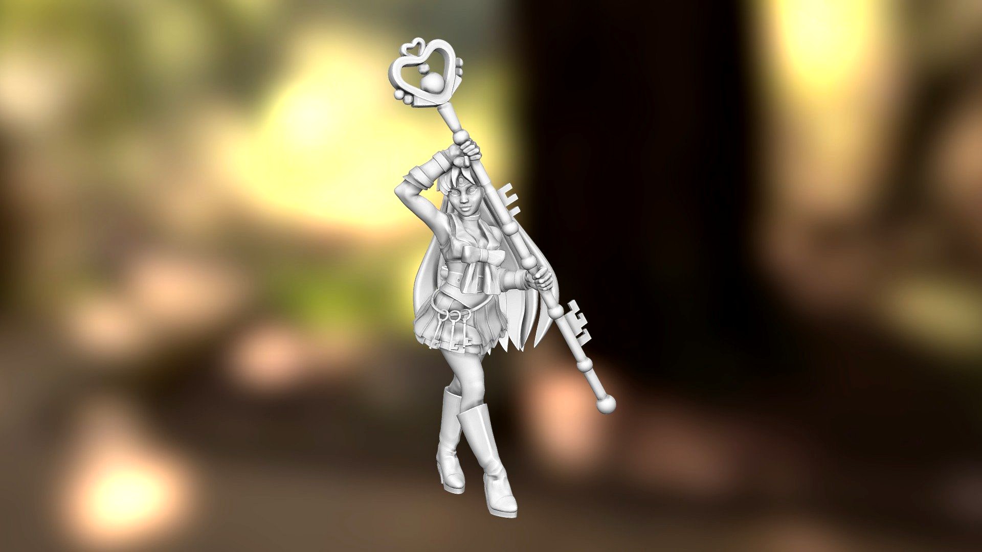 Sailor Pluto D&D Miniature