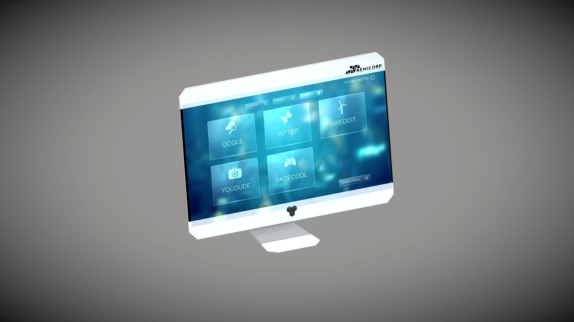 Sci-Fi Electronics AAA: Desktop (browser)