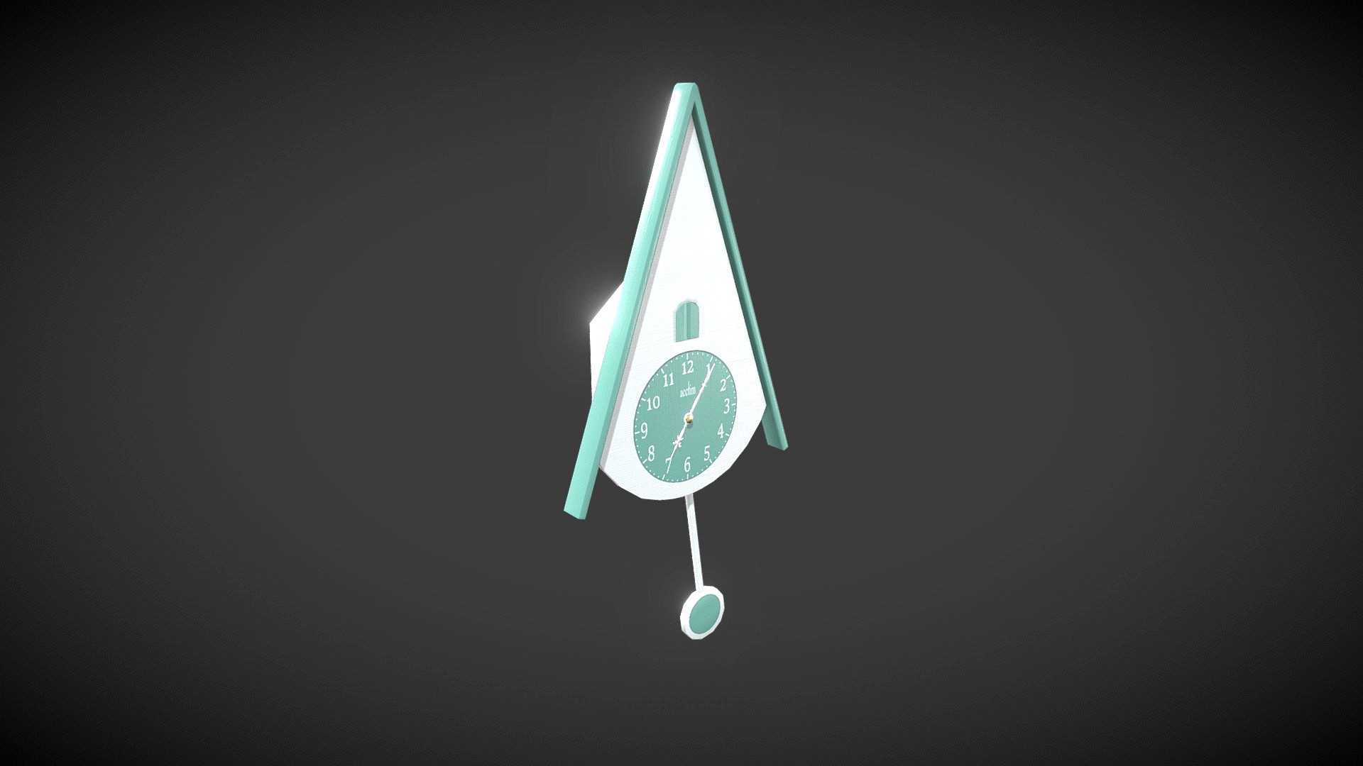 Animated Contemporary Cuckoo Clock