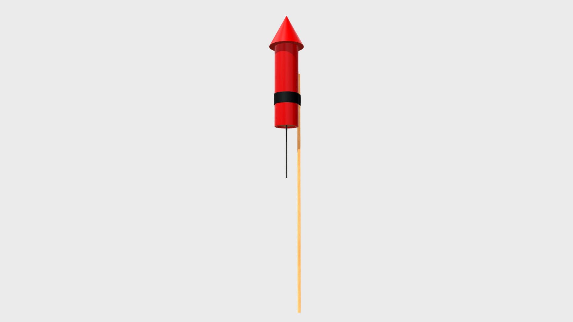 Stylized firework rocket 1